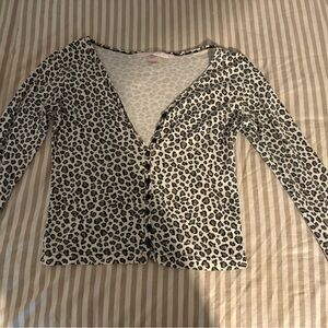 Victoria’s Secret Vintage: Leopard print Cardigan Size XS